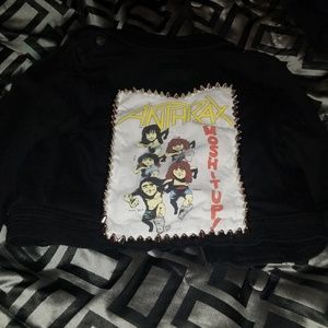 Custom anthrax womens jacket
